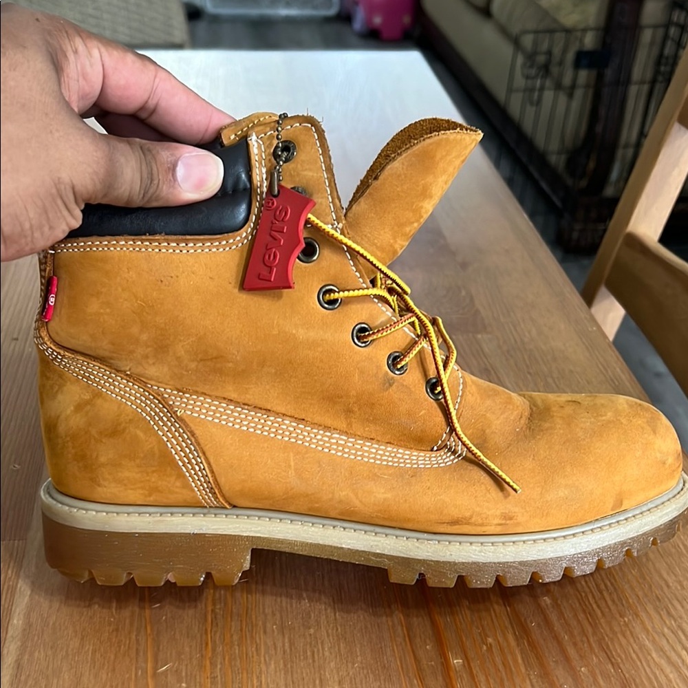 Levi's Tan Work Boot - Picture 3 of 5